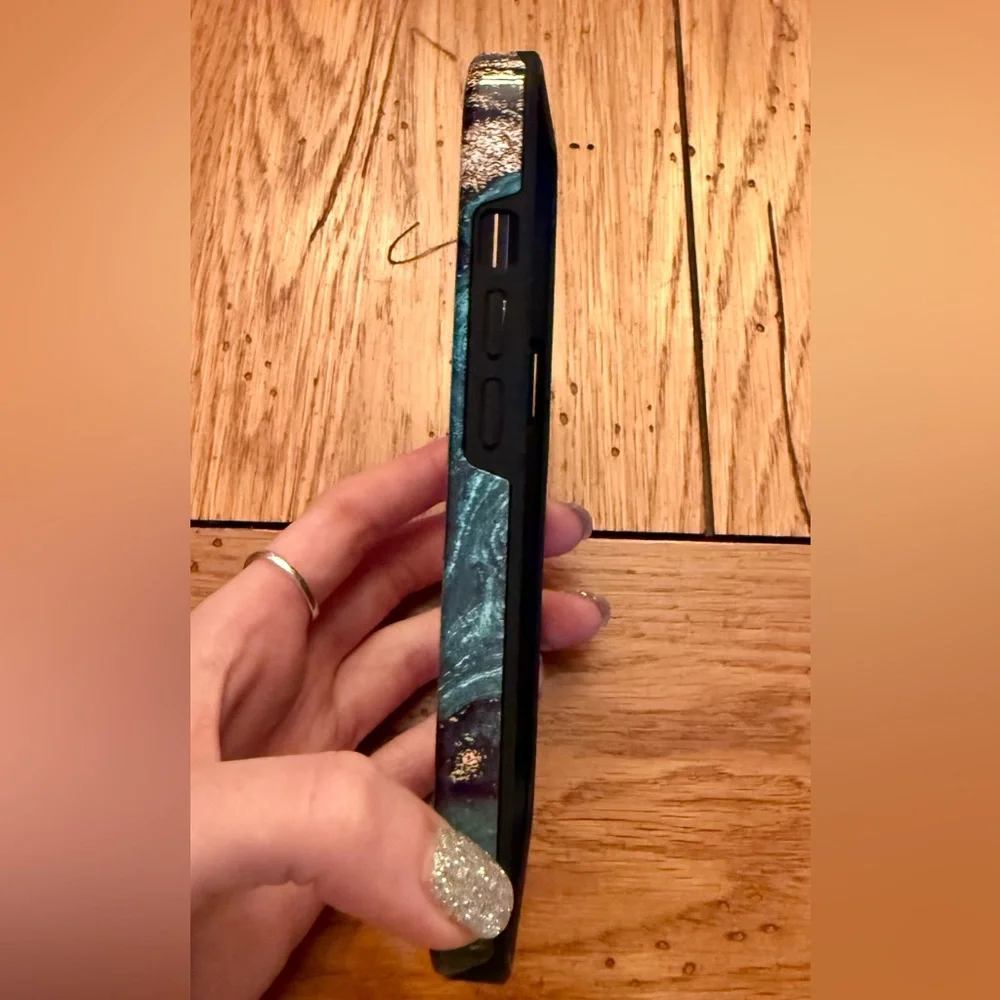 Brand New in Original Box | Burga IPhone 13 Pro Phone Case | Green, Black, Gold